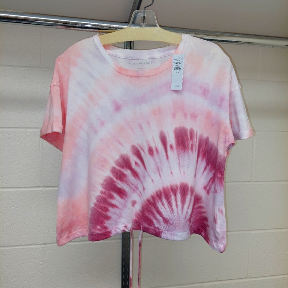 NWT TIE DYE AMERICAN EAGLE SHIRT SIZE M